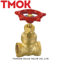 brass internal thread wheel handle forged brass gate valve